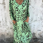 Bequemes Maxikleid im Leopardenmuster – Produktansicht 3
