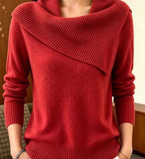 Lässiger Pullover mit Reverskragen – Produktansicht 12