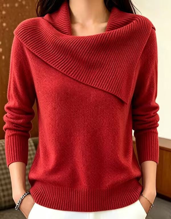 Lässiger Pullover mit Reverskragen – Produktansicht 12