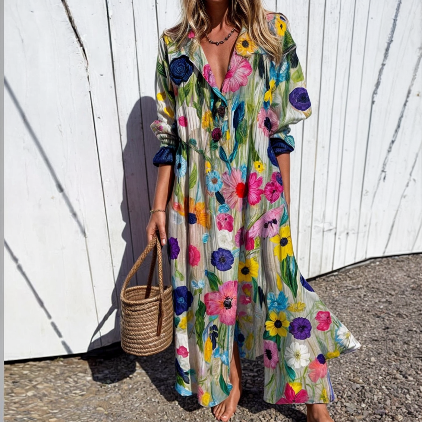 Elegantes Kleid mit bequemer Passform – Produktansicht 18