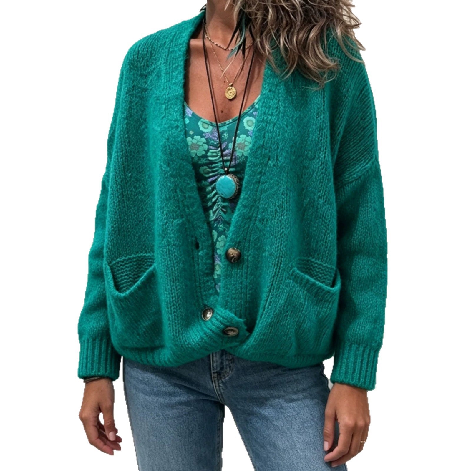 Weicher Cardigan in lässiger, weiter Passform – Produktansicht 5