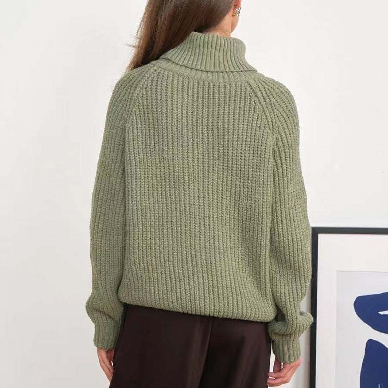 Rollkragenpullover aus dickem Strick – Produktansicht 6