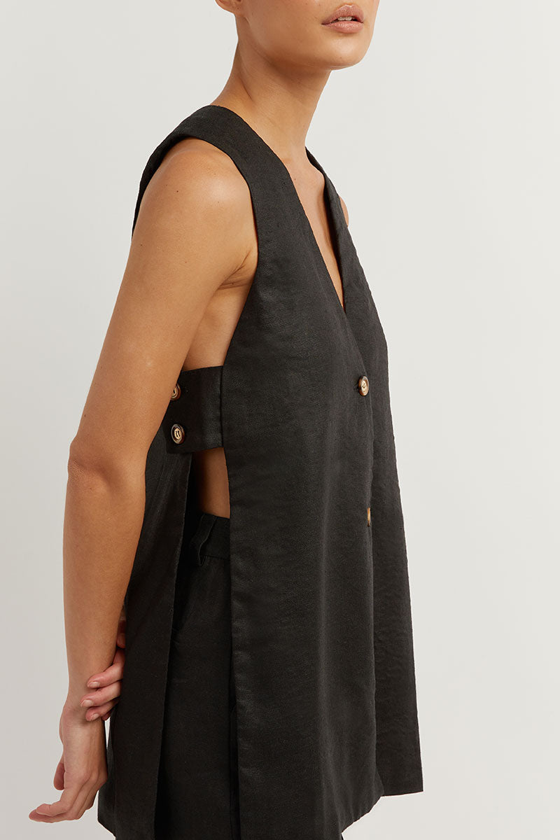 Elegantes zweiteiliges Ensemble mit Knopfleiste – Produktansicht 7