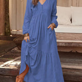 Elegantes Kleid mit Blumenmuster – Produktansicht 3
