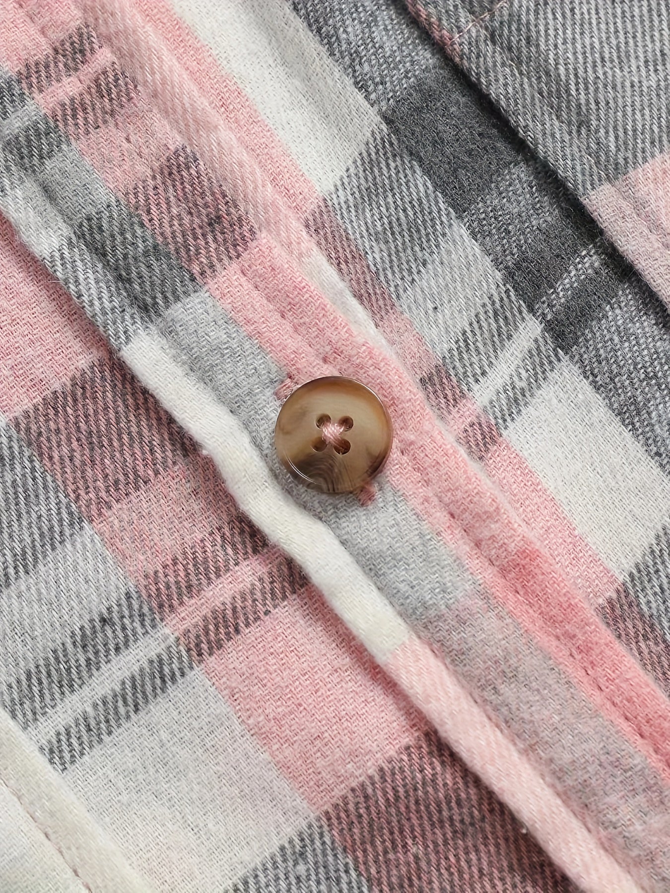 Langärmliges Gingham-Hemd – Produktansicht 8