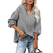 Hoodie mit V-Ausschnitt und Spitzendetails – Produktansicht 8