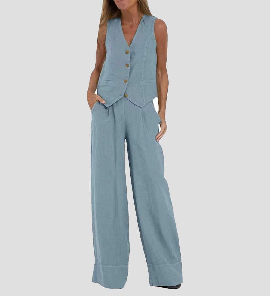 Elegantes Set aus Weste und Hose – Produktansicht 1