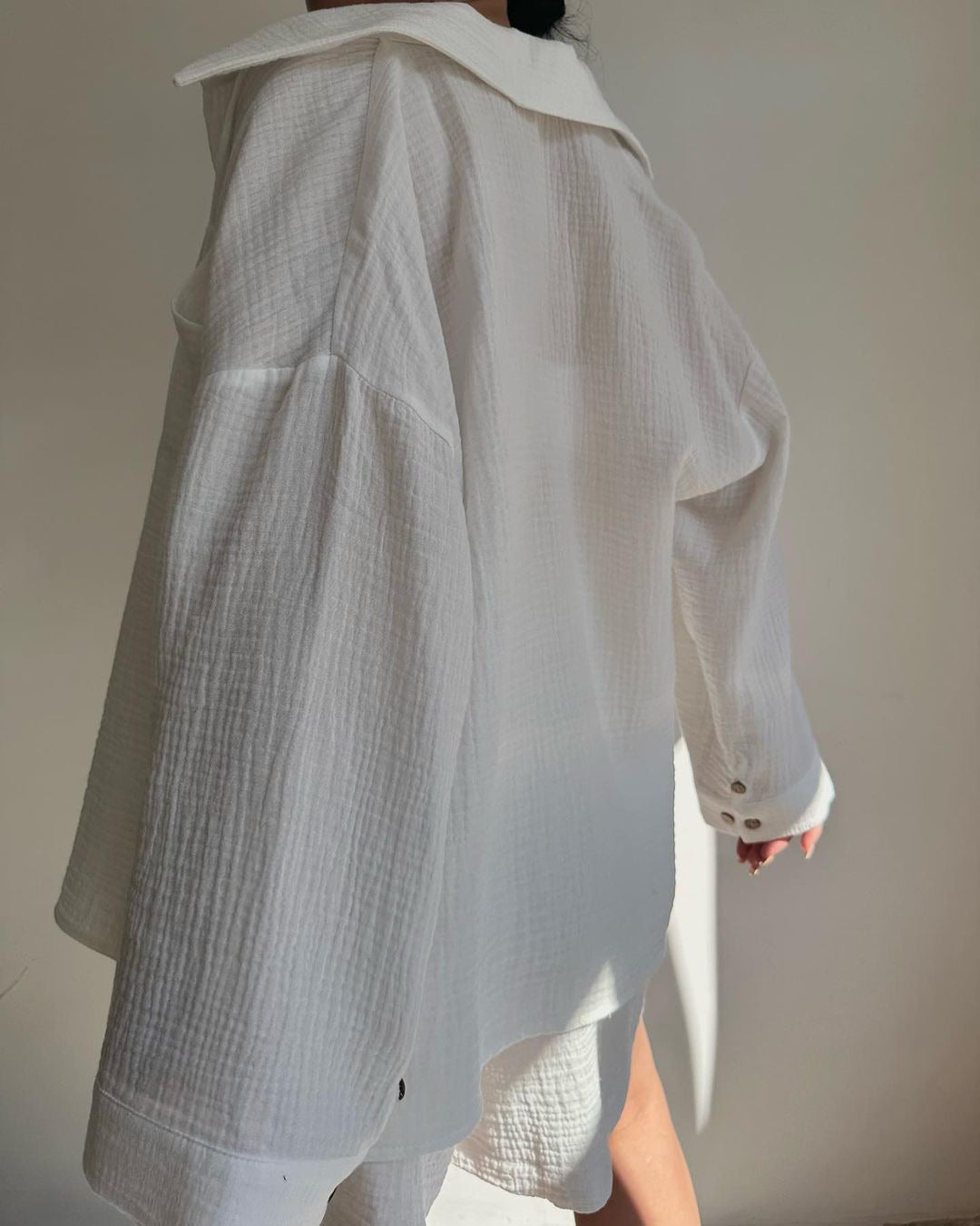 Elegantes zweiteiliges Ensemble im Oversize-Schnitt – Produktansicht 7
