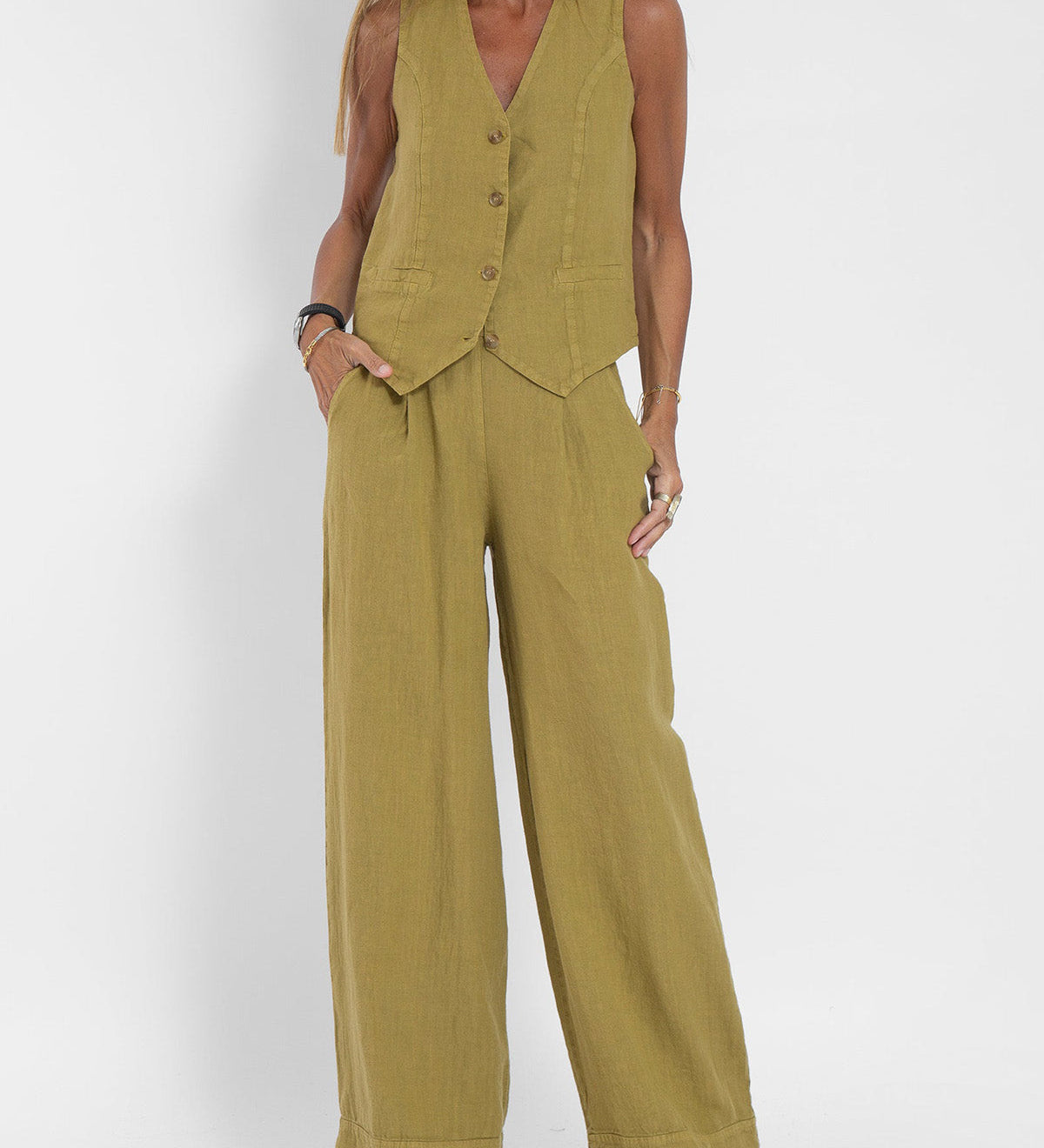 Elegantes Set aus Weste und Hose – Produktansicht 3