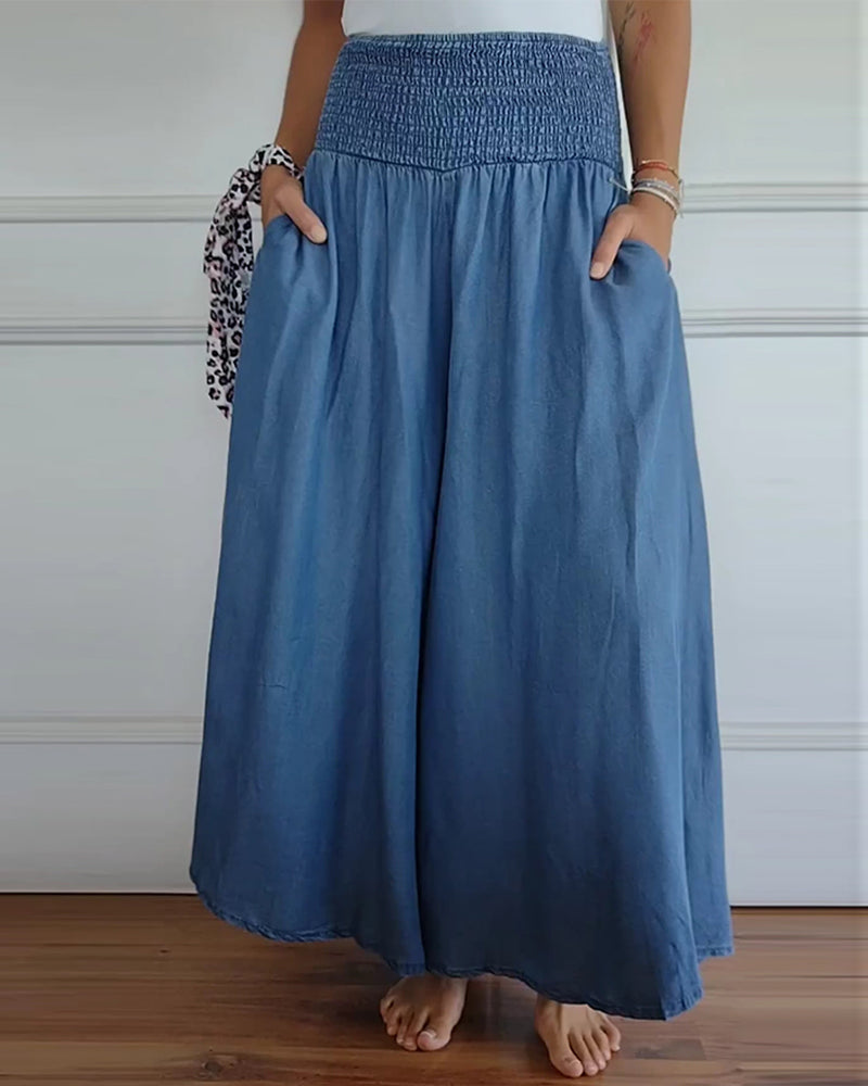 Bequeme Hose mit elastischem Bund – Produktansicht 4