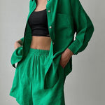 Elegantes zweiteiliges Ensemble im Oversize-Schnitt – Produktansicht 6