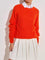 Unifarbener Grobstrick-Pullover in bequemer Passform – Produktansicht 8