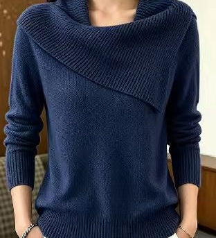 Lässiger Pullover mit Reverskragen – Produktansicht 13