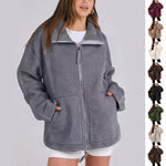 Fleecejacke mit Reverskragen – Produktansicht 1
