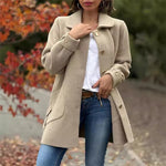 Langer Wintermantel für Damen – Produktansicht 1