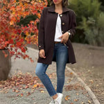 Langer Wintermantel für Damen – Produktansicht 5