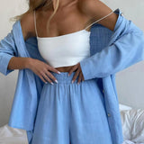 Elegantes zweiteiliges Ensemble im Oversize-Schnitt – Produktansicht 3