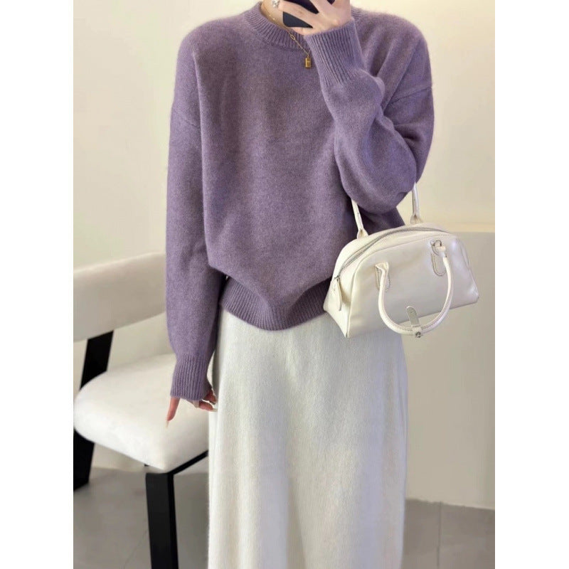 Luxuriöser Oversize-Pullover aus Mohairmischung – Produktansicht 14