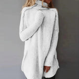 Rollkragenpullover in handgestrickter Optik – Produktansicht 3