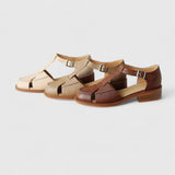 Bequeme Mary-Jane-Sandalen in Wickeloptik – Produktansicht 2