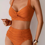 Bequemer hochgeschnittener Bikini – Produktansicht 5