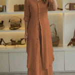 Elegantes zweiteiliges Ensemble mit Kleid – Produktansicht 5