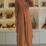 Elegantes zweiteiliges Ensemble mit Kleid – Produktansicht 5