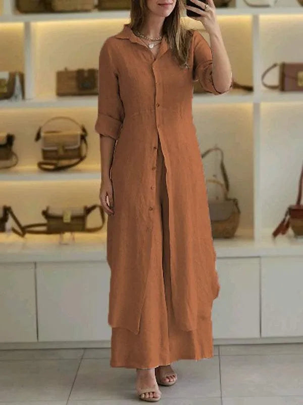 Elegantes zweiteiliges Ensemble mit Kleid – Produktansicht 5