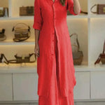 Elegantes zweiteiliges Ensemble mit Kleid – Produktansicht 4