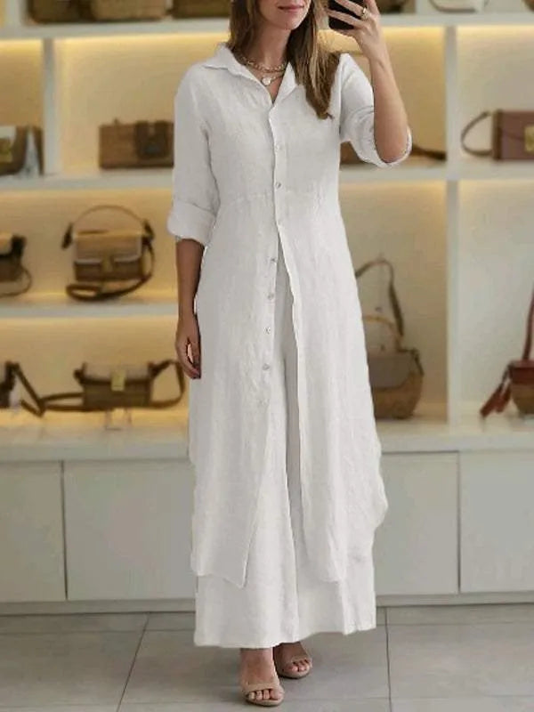 Elegantes zweiteiliges Ensemble mit Kleid – Produktansicht 6