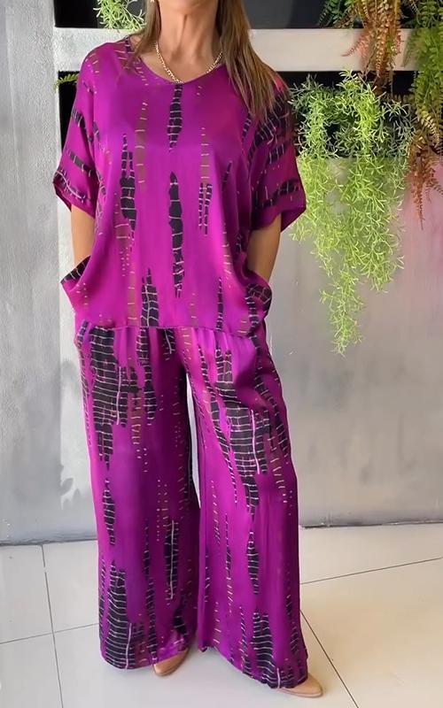 Bequemes zweiteiliges Loungewear-Set – Produktansicht 4