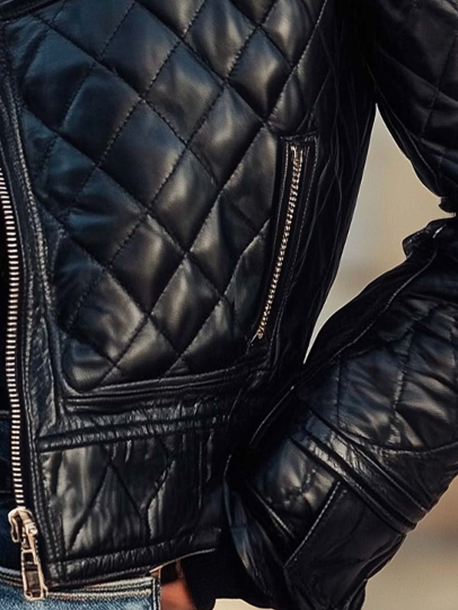 Lederjacke für Damen – Produktansicht 4