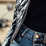 Lederjacke für Damen – Produktansicht 3