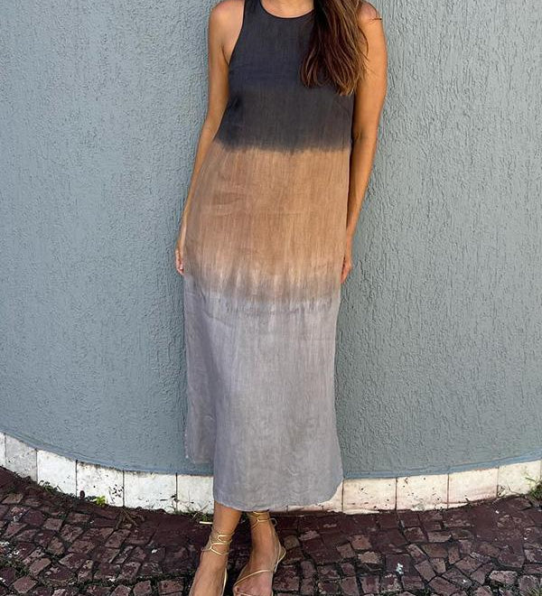Lässiges Kleid mit Farbverlauf – Produktansicht 2