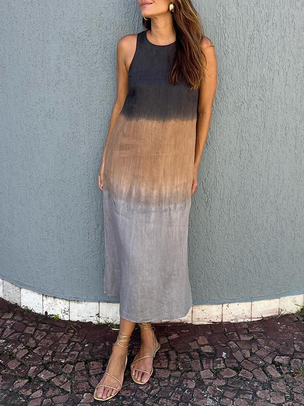 Lässiges Kleid mit Farbverlauf – Produktansicht 2