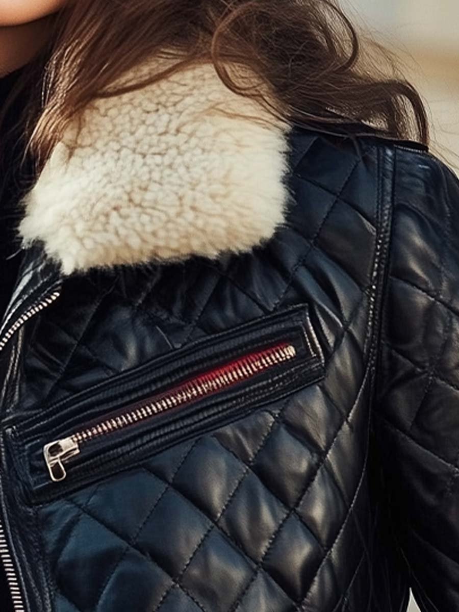 Lederjacke für Damen – Produktansicht 2