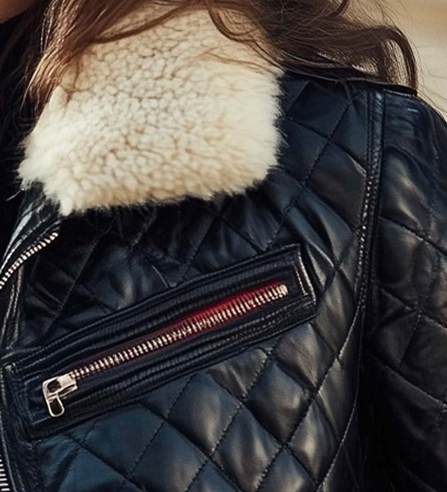 Lederjacke für Damen – Produktansicht 2