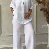 Elegantes Set aus Oberteil und Hose – Produktansicht 8