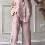 Elegantes Set aus Oberteil und Hose – Produktansicht 2