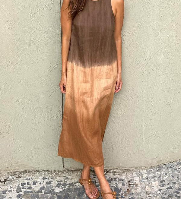 Lässiges Kleid mit Farbverlauf – Produktansicht 1