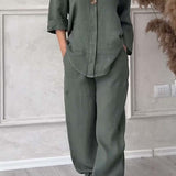 Elegantes Set aus Oberteil und Hose – Produktansicht 3