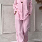 Elegantes Set aus Oberteil und Hose – Produktansicht 1