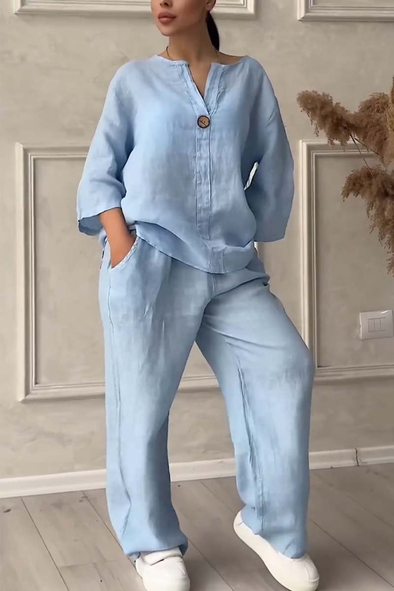 Elegantes Set aus Oberteil und Hose – Produktansicht 4