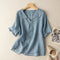 Lockere Bluse aus Leinen – Produktansicht 4