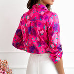 Bluse mit floralem Muster und Dreiviertelärmeln – Produktansicht 4