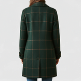 Langer Tweed-Mantel für Damen – Produktansicht 2