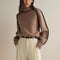 Warmer Rollkragenpullover im Colorblock-Design – Produktansicht 5