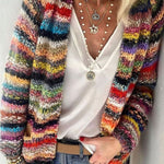 Farbenfroher Cardigan aus weicher Maschenware – Produktansicht 1