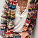 Farbenfroher Cardigan aus weicher Maschenware – Produktansicht 1