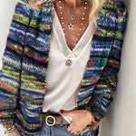 Farbenfroher Cardigan aus weicher Maschenware – Produktansicht 3